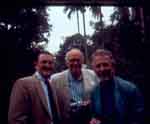 Jim Strachen, Larry Pomroy, Olsen, Art Opening, As Seen by Both Sides, Hanoi Museum of Fine Art, Hanoi, 1994